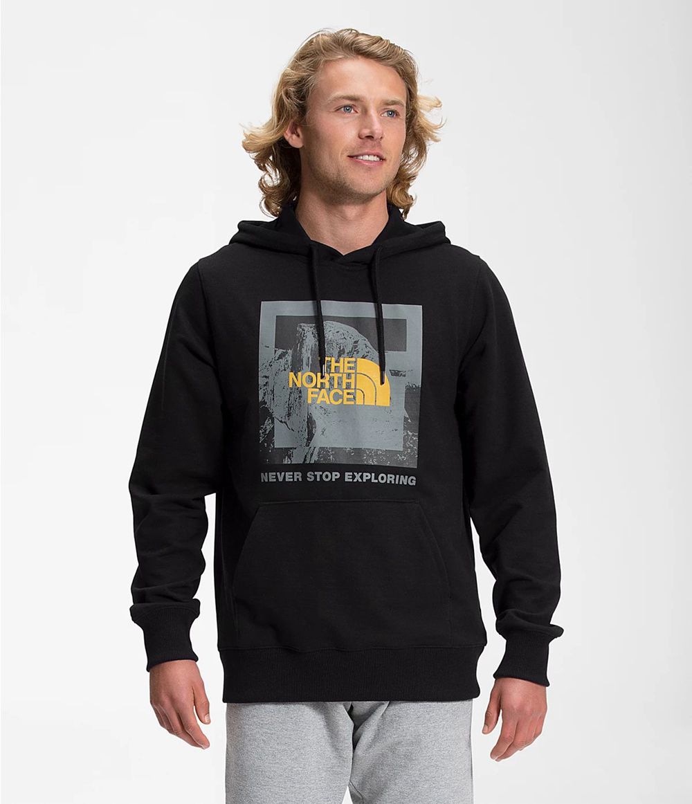 The North Face Recycled Climb Graphic Kapuzenpullover Herren - Schwarz CH-256DECZ